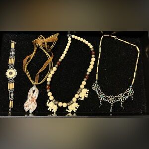 Bohemian 11 Piece Necklace and Bracelet Set